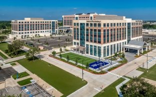 Exterior view of the medical office building at Houston Methodist Cypress Hospital