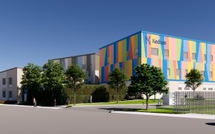 A rendering of the behavioral health hospital